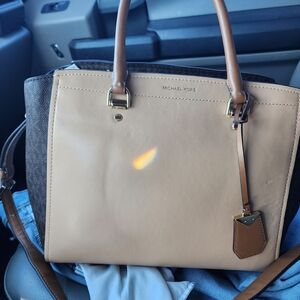 Michael Kors Tan and Brown Women's Bag